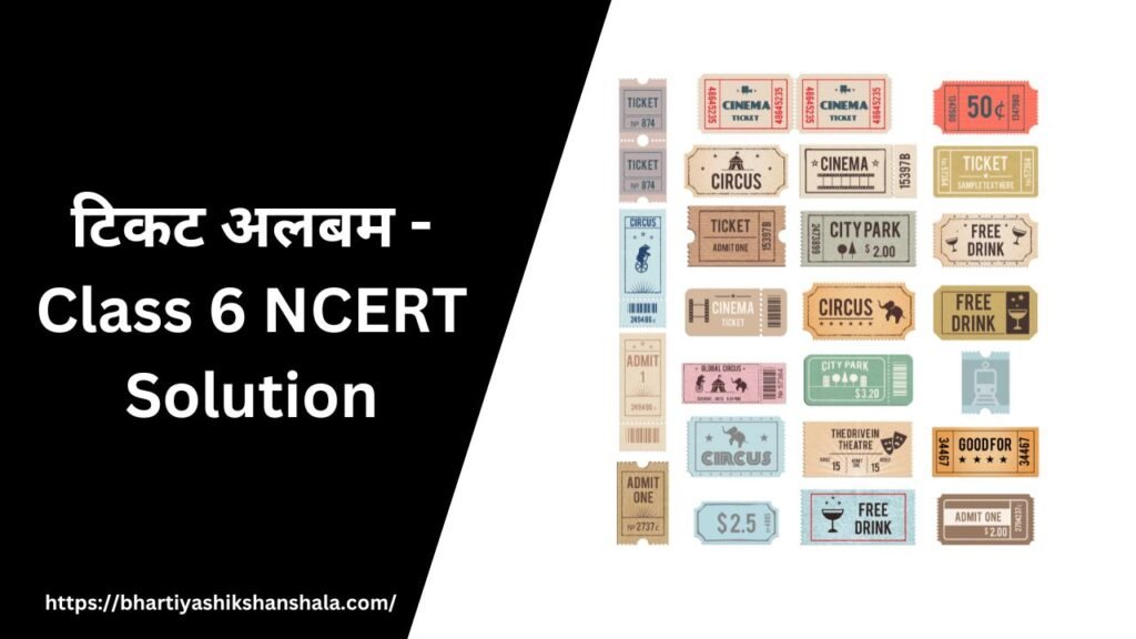 टिकट अलबम - Class 6 NCERT Solution